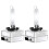 2Pcs D1S 6000K HID Xenon Headlight Bulbs Set 63217 7