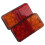 2Pcs 12V 10LED Waterproof Truck Trailer Tail Light 7