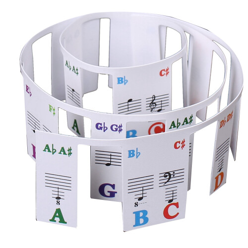 Autocollants pour clavier de piano à queue/électrique 61 touches Sta