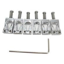 10,8 mm Punte de chitară electrică în formă de dovleac, șa din alamă, V