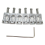 10,8 mm el-guitar Gourd-bro messing-sadel V 1