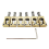10,8 mm Elektrisk gitar Gourd Bridge Messing-sadel V 1