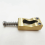 10,8 mm elektrisk guitar Gourd Bridge messing sadel V 9