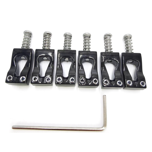 10,8 mm elektrisk guitar Gourd Bridge messing sadel V 1