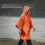 Poncho de pluie à capuche imperméable d'urgence O 7