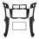 Bilradio fascia trimkit, 2-DIN dashpanel DVD-front 2