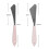 2 Stück Malmesser Spachtel Palette Holzgriff a 4