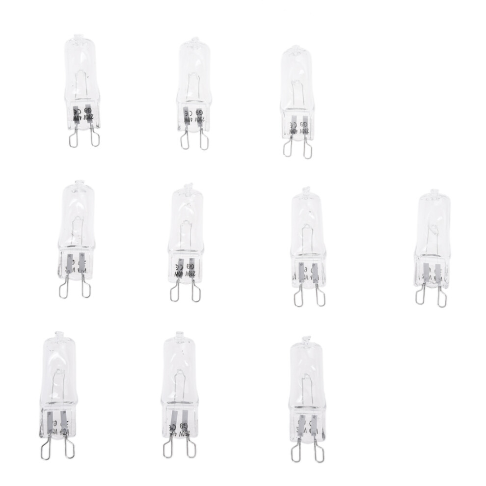 Semoic 40W 230V 10Pcs G9 Halogen Capsule Bulb Lamp Light