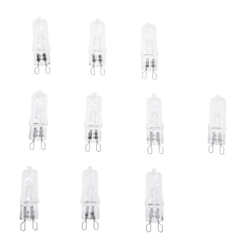 40W 230V 10pcs G9 Halogen Capsule Light Bulb Lamp 1