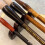 Kalligrafiepenseelhouder Chinese Rust Hout Five-Fi 7