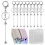 Beadable Keychain Bars Metal Bead Set for DIY Craf 3