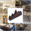 Kalligrafiepenseelhouder Chinese Rust Hout Five-Fi 10