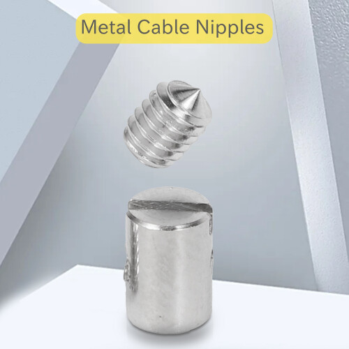 8Pcs Metall Solderless Kabel Nippel 5mm Gas w 2