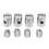 8Pcs Metall Solderless Kabel Nippel 5mm Gas w 8