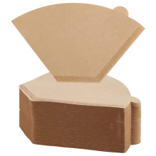 200 stuks koffiefilters, natuurlijke ongebleekte filters, Co