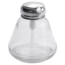Leerer Nagellack-Pumpspender aus Glas zum Herunterdrücken P