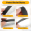 12Pcs 1 x 30 Inch Silicon Carbide Fine Grit Sandin 9