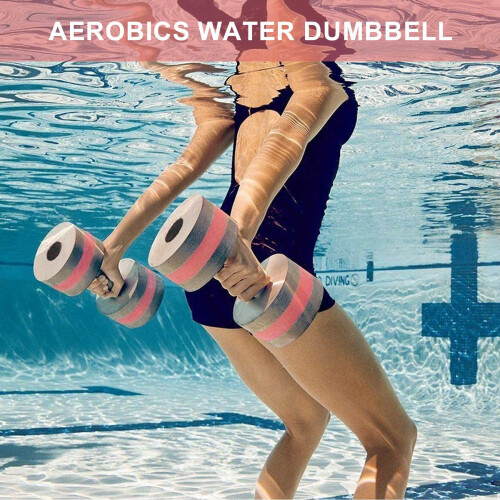 2 Stück Schaumstoff-Aerobic-Hanteln für Pool-Widerstand 2