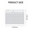 A3 Magnetisch Whiteboard Droog Uitwisbare Kalenderset Week 11