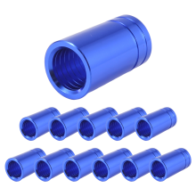 12 szt./opak. Ferrule golfowe aluminiowe .370, 25 mm do kijów golfowych żelaznych