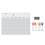 A3 Magnetisch Whiteboard Droog Uitwisbare Kalenderset Week 2