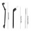 Coffee Machine Cleaning Brush with Spoon Tool Set 10