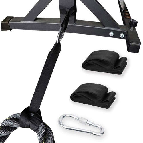 Kit de sangles d'ancrage pour corde de combat Fitness, robuste 2