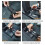 Kit de sangles d'ancrage pour corde de combat Fitness, robuste 7