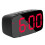 Intelligenter digitaler Wecker am Bett, rote LED, Reise-U 1