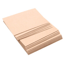 20 peças mini envelopes de papel kraft clássico em branco