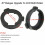 2X H7 LED Halteclip Adapter Halter Scheinwerfer B 3