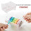 4 Pack Transparent Visible Desktop Multi Washi Mas 5