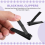 Black Nail Clippers Stainless Steel Super Nails an 5