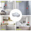 1 Pcs Wall-Mounted Triple-Cornered Storage Rack,Ba 6
