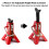 Supporto per cric a carrello, supporto per cric RC Car 3T regolabile 5