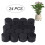 24Pcs Flower Plant Pot Feet Risers Natural Rubber 3