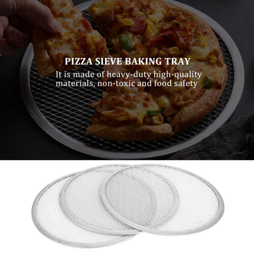 12-tums aluminium pizzaform med hål 2