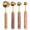 Messlöffel-Set Holzgriff Edelstahl S 3