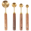 Messlöffel-Set Holzgriff Edelstahl S 2