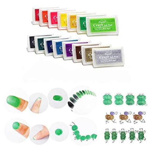 Σφραγίδες μελανιού χειροτεχνίας Partner Diy Color, 15 χρωμάτων Cr 2