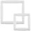 2 stk firkantede broderirammer med Q-Snaps til quilt 1