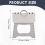 Folding Step Stool - Portable, Small Size for Easy 7