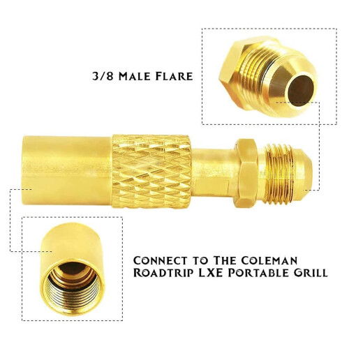 5 láb hosszú propán adapter tömlő és nyomáscsökkentő csere 2