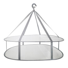 2-Tier Sweater Drying Rack Hanging Clothes Dryer L