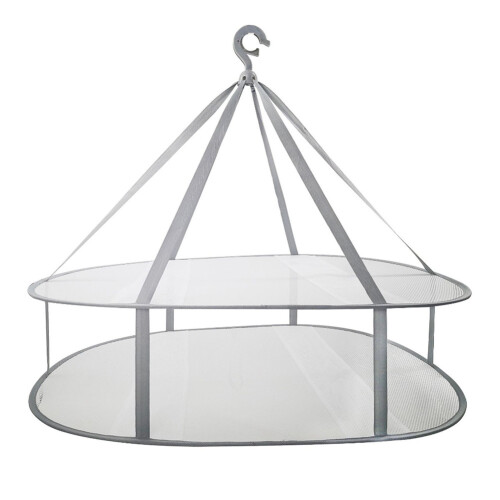 2-Tier Sweater Drying Rack Hanging Clothes Dryer L 1