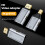 USB C Adapter Type-C Female to -Compatible DP Mini 3