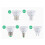 Grow Light Bulb 80 LEDs Full Spectrum Plant Lights 9