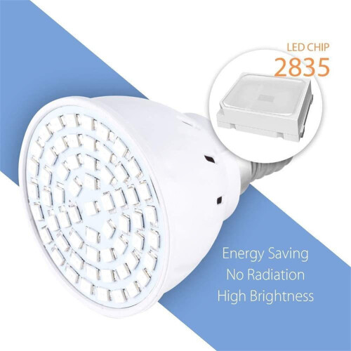 Grow Light Bulb 80 LEDs Full Spectrum Plant Lights 2