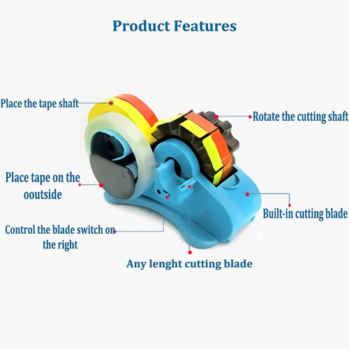 Multiple Roll Cut Heat Tape Dispenser Sublimation 2