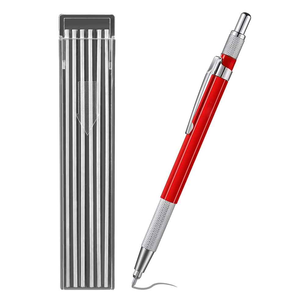 Welders Pencil With 12Pcs Refills, Metal Marker Me 4852206168024